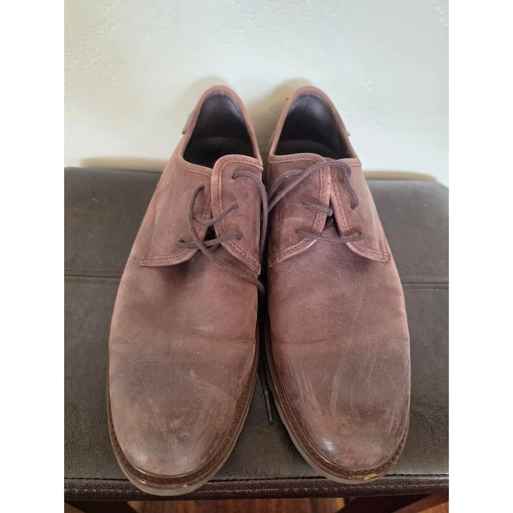 Pikolinos Brown Leather Preppy Old Money Minimalist Derby Oxford Shoes sz 10